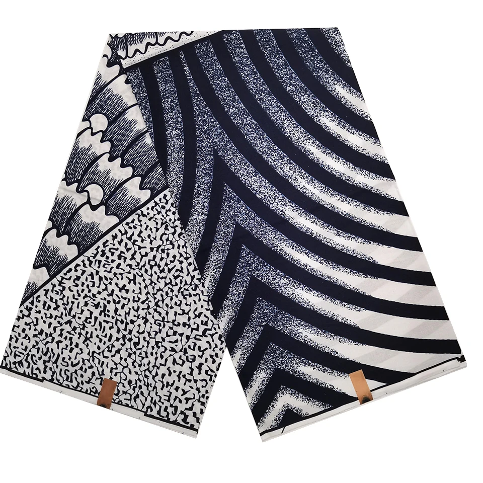 6 Yards Mitex Wax Print/ African Fabrics Kitenge/Pagnes/Tissues Africain/ Lapa/Chitenge HS-46