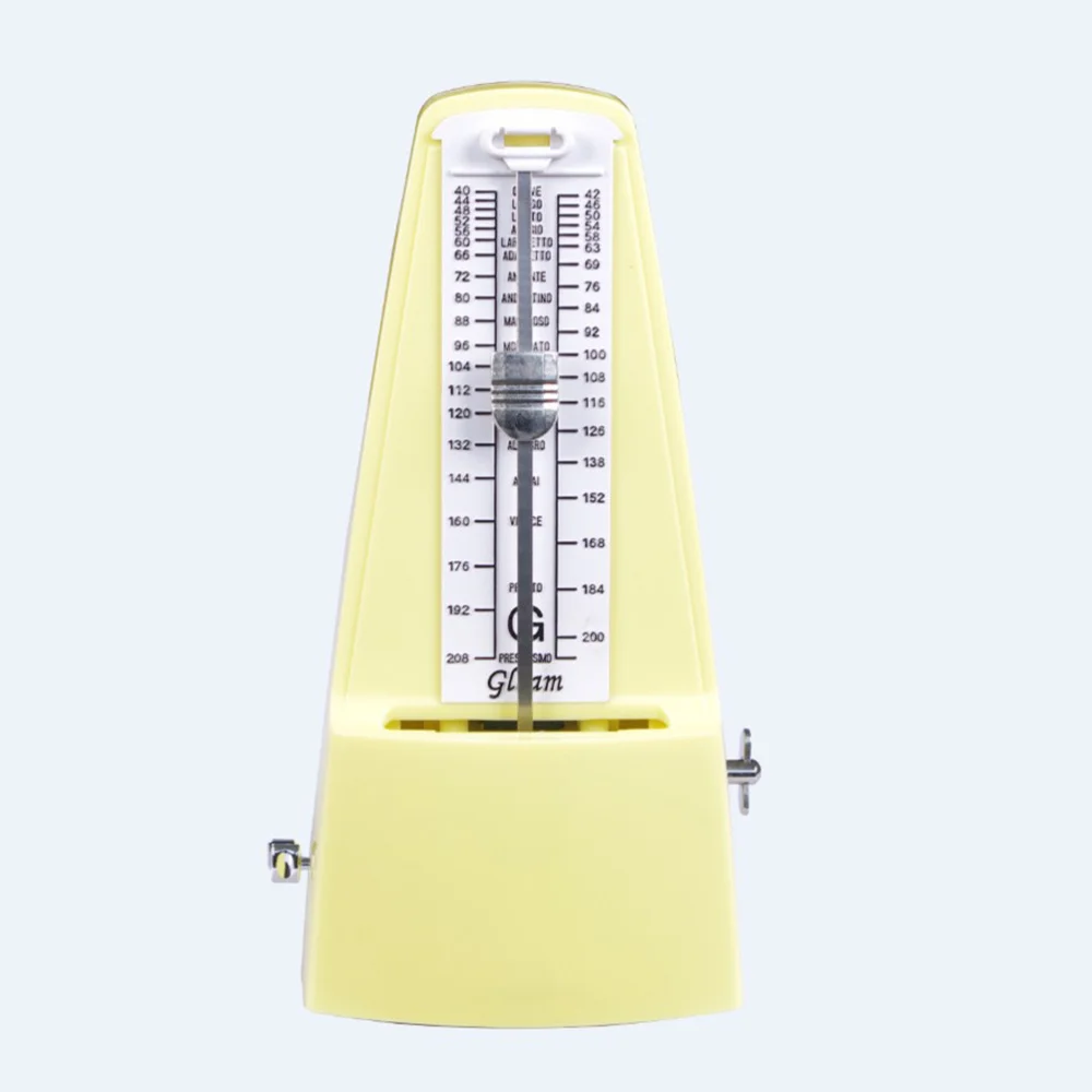 

Mechanical Metronome High Accuracy with Audible Click and Bell Ring (Black)