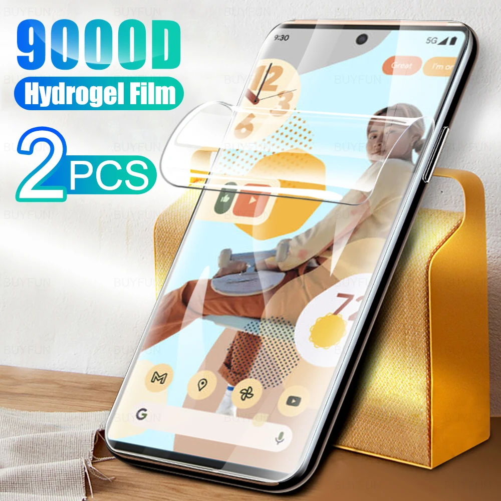 

Гидрогелевая пленка с полным покрытием для Google Pixel 6 Pro, защитная пленка для экрана Google Pixel6 6 Pro, мягкая защитная пленка, 2 шт.