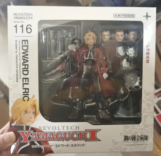 Аниме Стальной алхимик Альфонс REVOLTECH YAMAGUCHI 117 BJD фигурка модель игрушки | Игрушки и