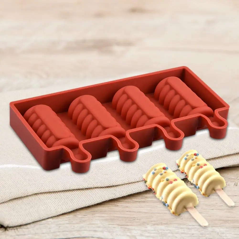 

80% Hot Sales!!! Silicone Mold Long-Lasting Widely Applied Safe Ice Cream Maker for Freezer