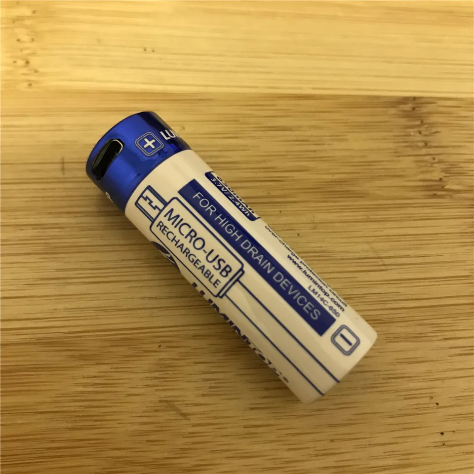 Lumintop 21700 16340 14500 26650 18650 Micro USB аккумуляторная батарея для фонарика низкая температура 18650 батареи