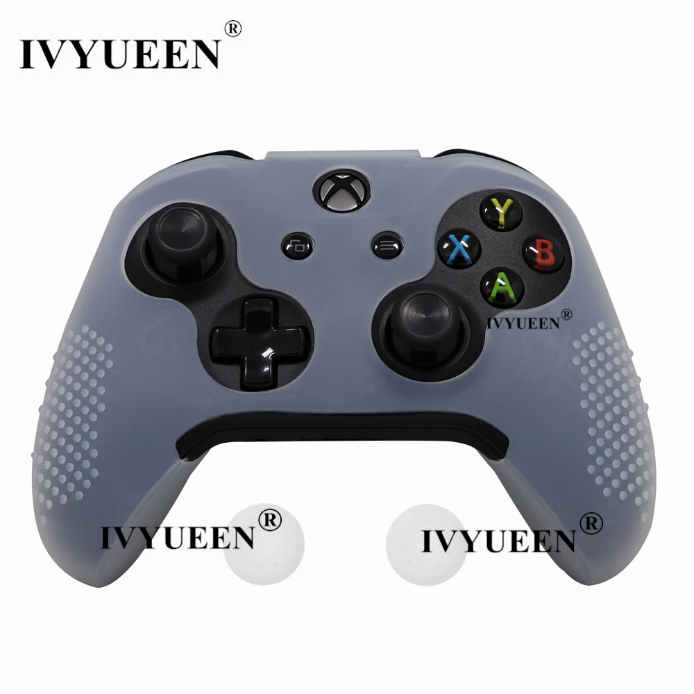 Силиконовый чехол IVYUEEN для microsoft Xbox One X S Slim, защитный чехол с джойстиками, 14 цветов