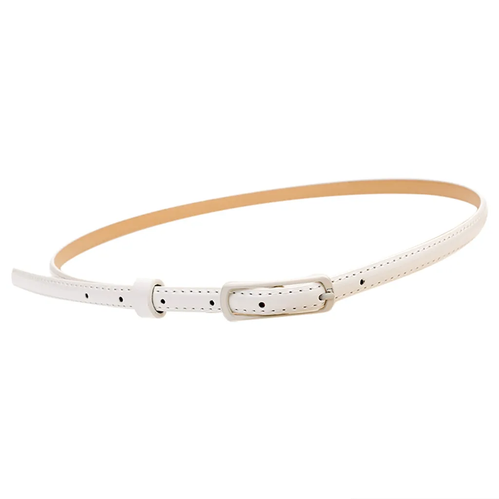 Женский милый кожаный ремень карамельных цветов с металлической пряжкой