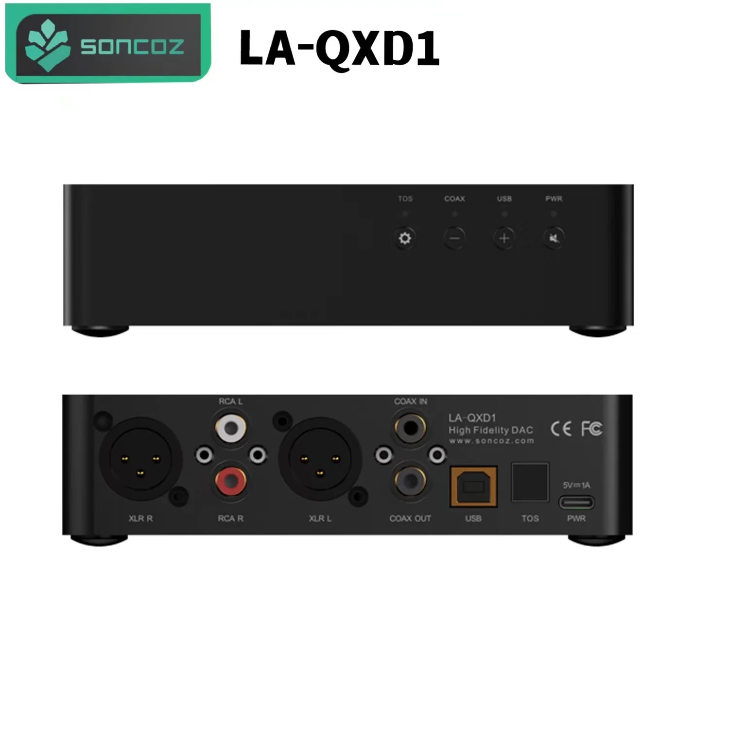 SONCOZ LA-QXD1 cygnet полностью сбалансированный Hi-Fi декодер DAC ES9038Q2M | Электроника