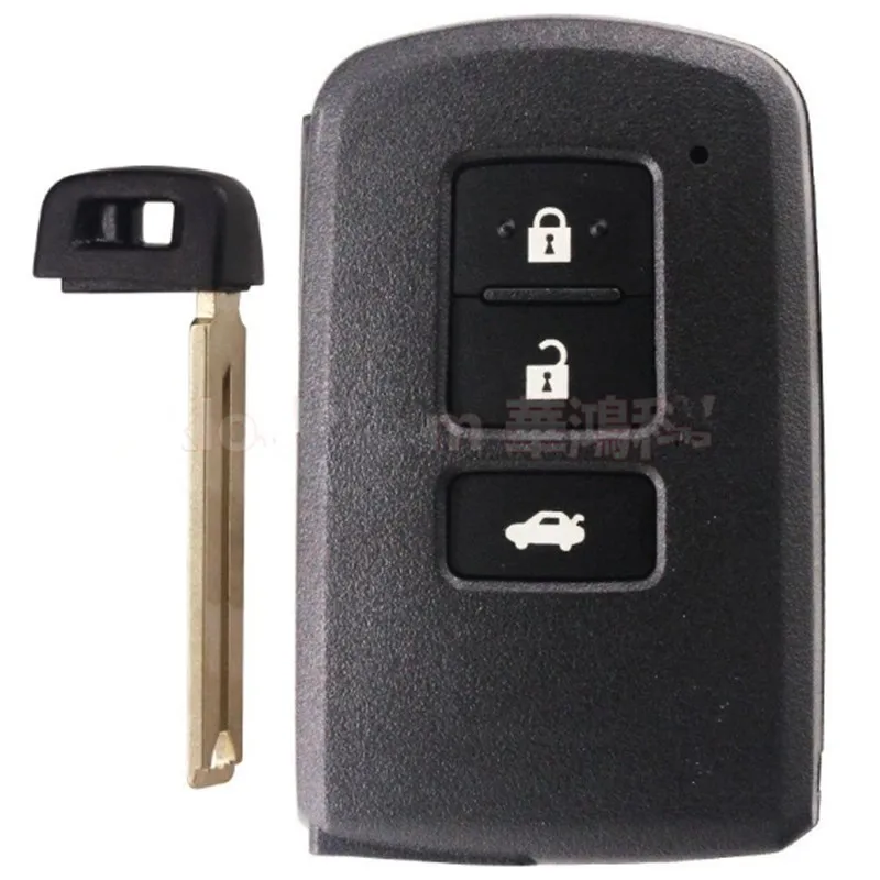 

DAKATU Replacement Smart Remote Key Shell Case Fob 3 Button For Toyota Avalon Camry TOY12 BLADE