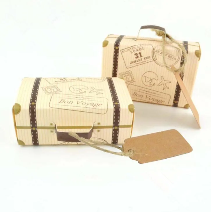 5 шт багажник/багаж/Сумочка Форма Ремесло Бумажная Подарочная коробка шоколадный