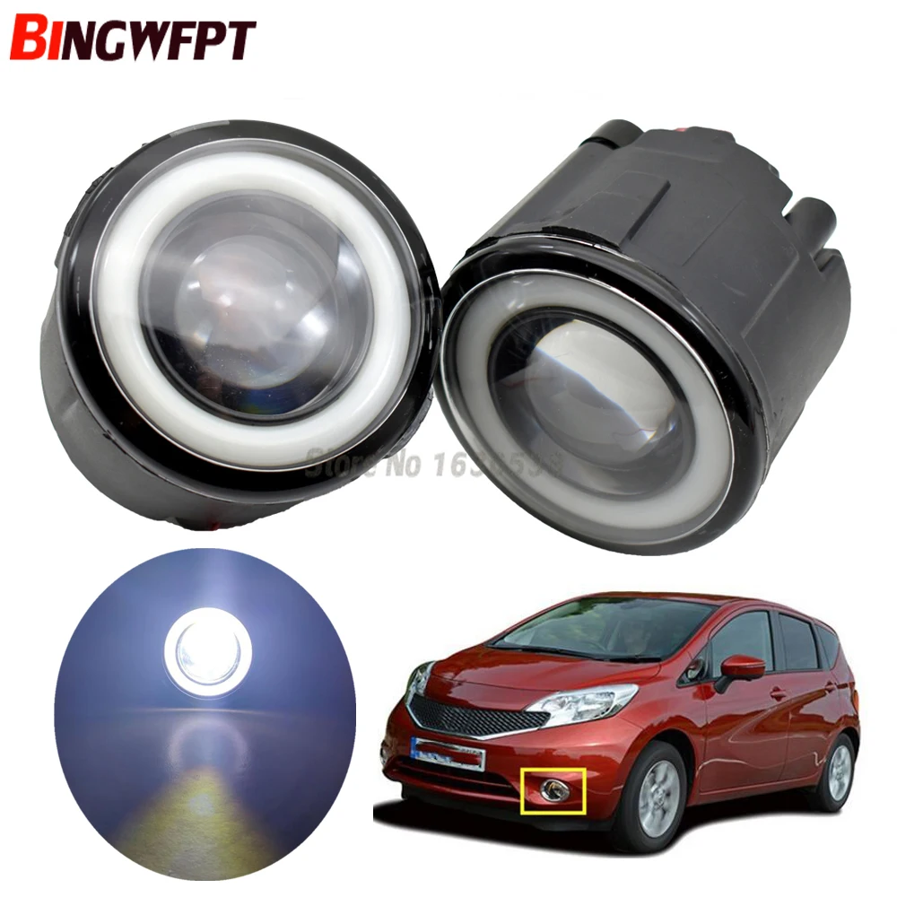 Высококачественные светодиодный Противотуманные фары H11 с ангельским глазом 2