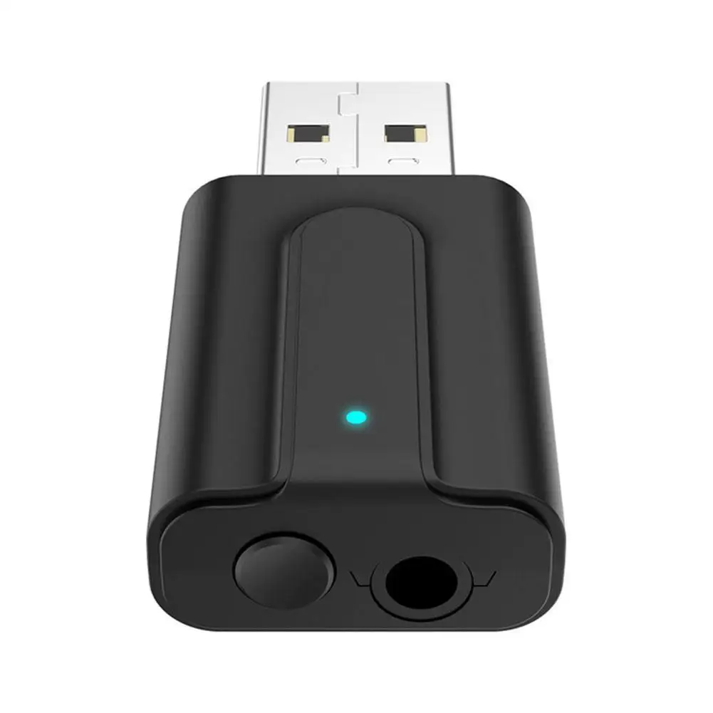 

5.0 Bluetooth Adapter USB Car Bluetooth Receiver Transmitter, Car Electronics D6T3