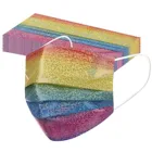 10 шт. одноразовая Маска Для Лица Косплей Аниме Для взрослых блестящие маски Для рта и носа маски Для Хэллоуина маски Для Лица