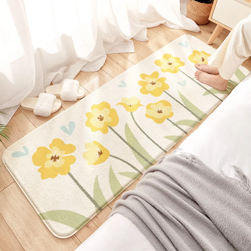 

Small fresh home bedroom mat carpet home room bed blanket tatami plush mat living room decoration area rug living room bedroom