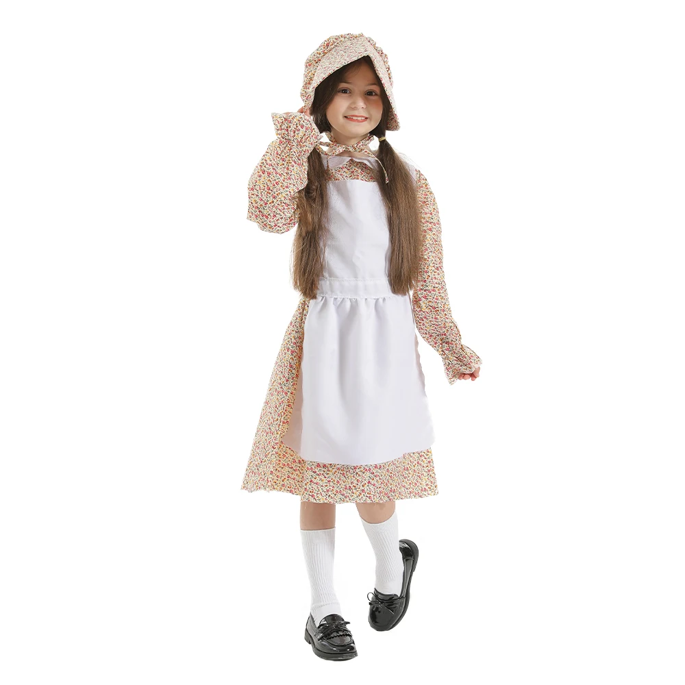 Платье средневековой горничной для косплея девочек викторианский костюм