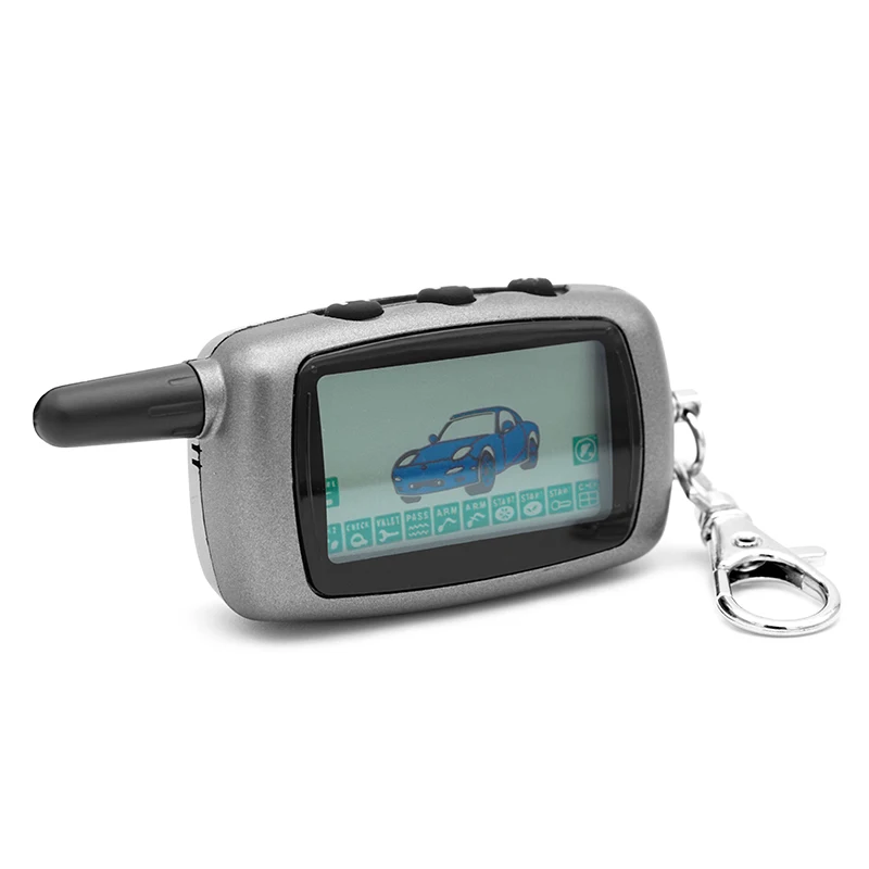 A9 Keychain Key Fob Chain LCD Remote Controller For Starline A8 Twage Two-Way Car Alarm Systems | Автомобили и мотоциклы