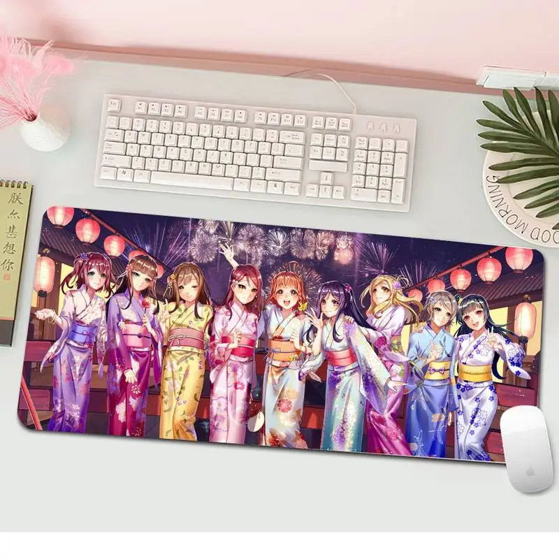 Резиновый компьютерный коврик для мыши Love Live Sunshine большой игровой клавиатуры