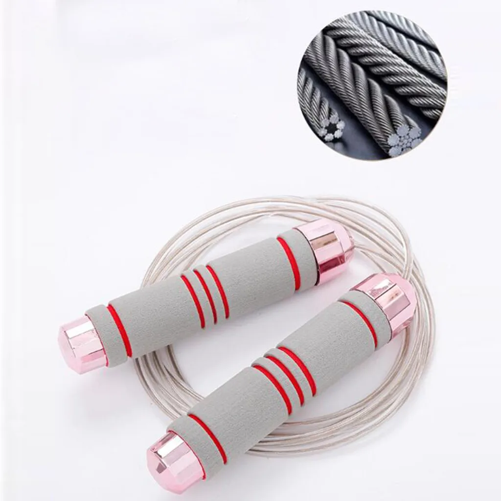 

Fitness Skipping Rope Portable Durable and Easy Adjust Advanced Skipping Adjustable Length Handles Durable Fitness Skipping