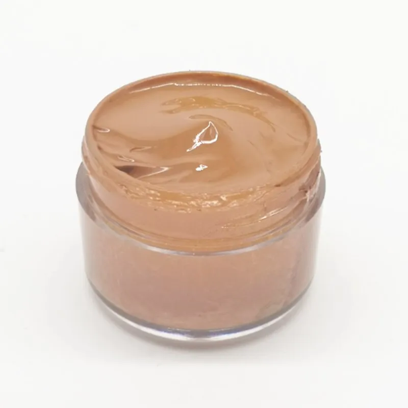 Восстановленный кожаный чехол 35 мл с коричневым покрытием изменение цвета кожи