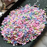 boxi15g polymer clay mix slime kit topping additives supplies hearts star diy sprinkles for fluffy cloud clear crystal slime