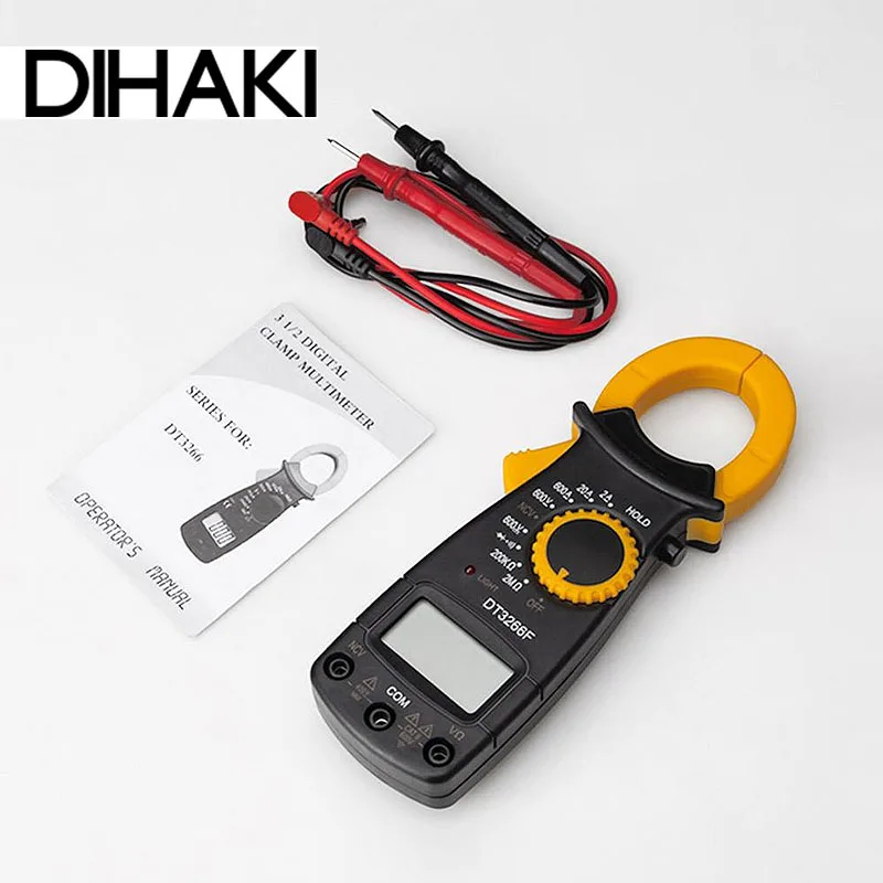 Бесконтактный портативный цифровой мультиметр NVC амперметр зажим с