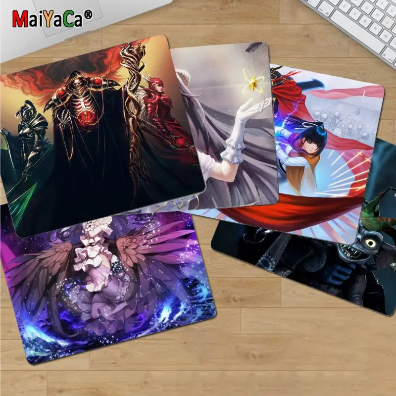 

MaiYaCa мой любимый персонаж аниме Overlord под заказ игровой коврик для мыши для ноутбука, топ продаж, оптовая продажа, игровой коврик для мыши