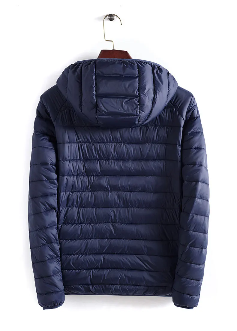 

Rlyaeiz 2019 High Quality Casual Mens Winter Jacket Warm Cotton Padded Men Hooded Coat Plus Size Parka Men Lightweight Overcoats