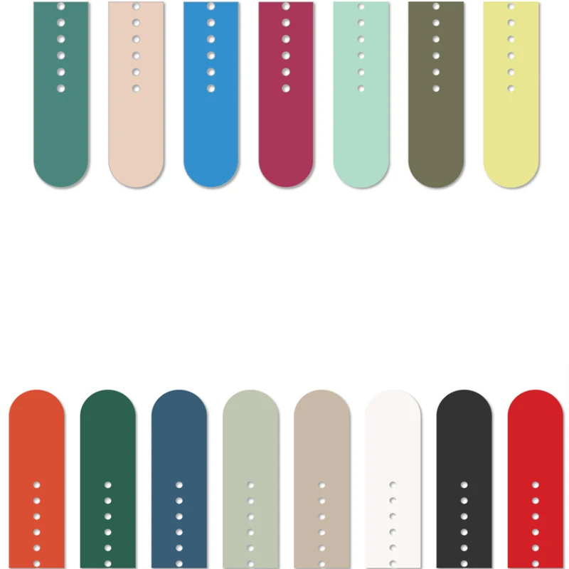 

Suitable for Apple Watch Pure Color Comfortable Silicone Strap 38/40mm 42/44mm Extended Sports Watch Strap