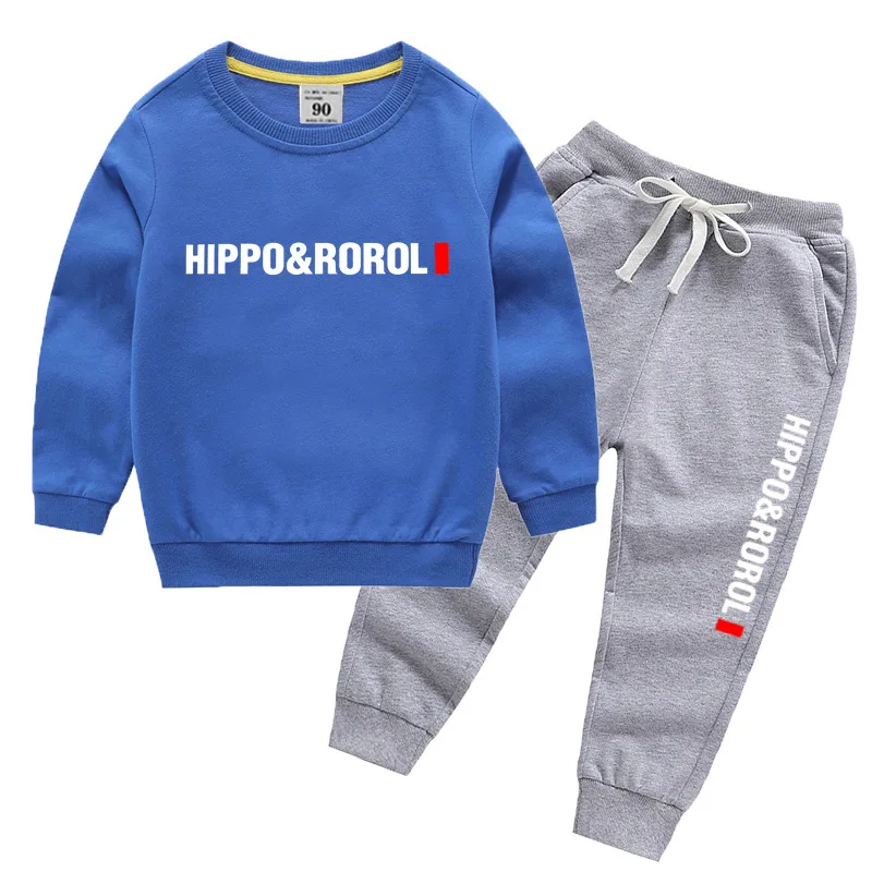 

Spring Baby Boys Clothes Cotton Toddler Girls Clothes Sets Autumn Top+Pants Children Clothes For Boys Sports Suit 12 13 14 Years