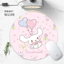 Kawaii Desk Pad Laptop Mouse Mat for Office Home PC Computer Keyboard Cute Mouse Pad Deskpad Gaming Desk Mats Gamer circular