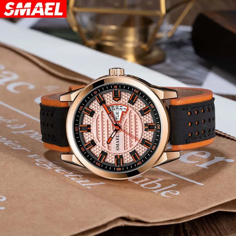 

New Watch Outdoor Sports Quartz Watch Waterproof Calendar Leather Multifunctional Men's Watch designer watch