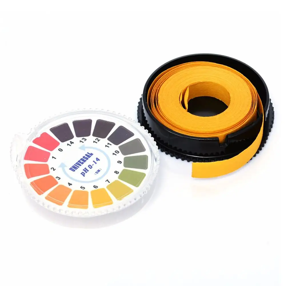 5 м 0-14 PH тестовые бумажные полоски рулон индикаторная бумага для щелочей и кислот