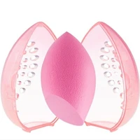 4pcs mildew proof puff drying holder easy to carry sponge display storage cosmetic puff holder egg shape box makeup accessories