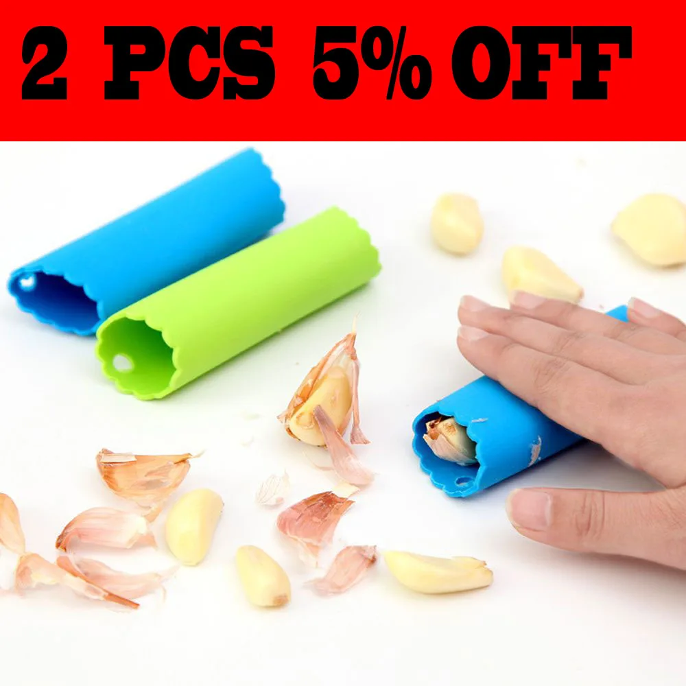 Креативный силиконовый Овощечистка чеснока простой кухонный инструмент