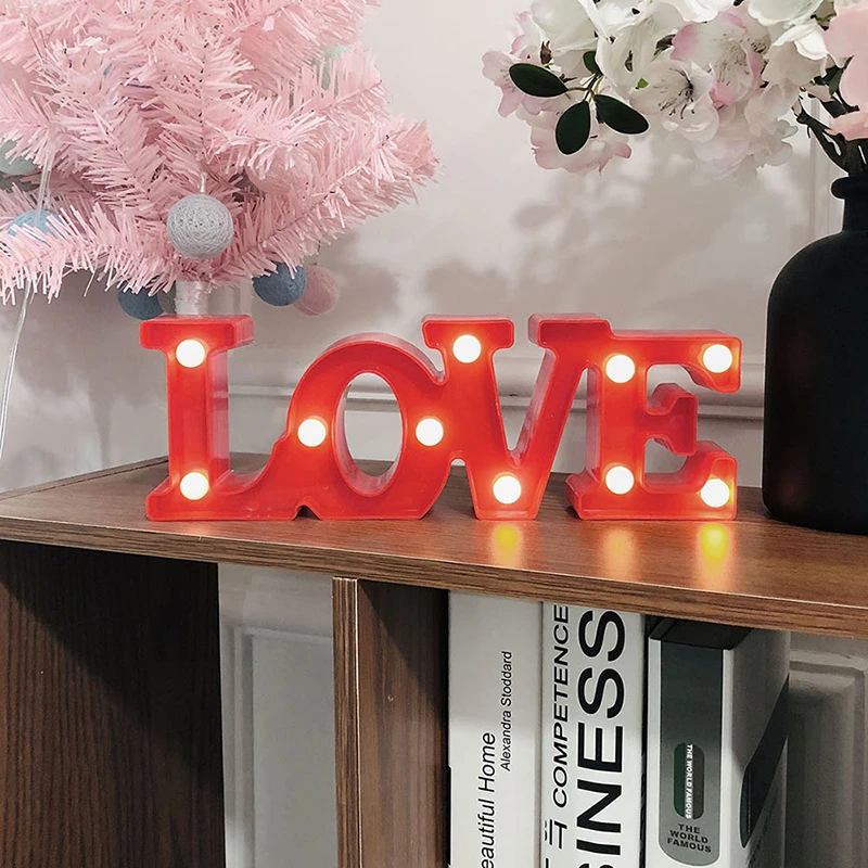 

Love Night Light Bedroom Bedside Romantic Creative Dream Sleep Love Sleeping Mood Table Lamp Wedding Decoration Lamp