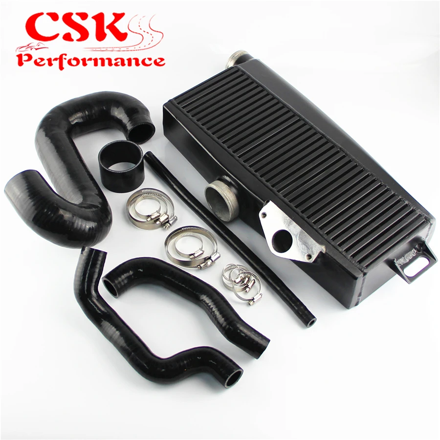 Новый комплект интеркулера с верхним креплением силиконовыми шлангами подходит