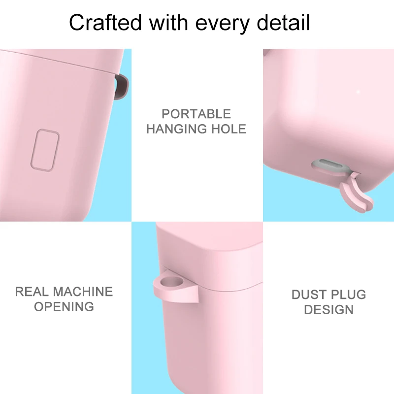 Силиконовый чехол для Xiaomi Air Bluetooth беспроводные наушники защитный полный Чехол