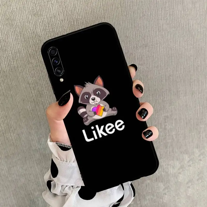 

Likee cat bear love heart Phone Case black For Samsung galaxy S 21 20 10 8 A 51 71 50 21s 70 40 20 20e note 10 plus Ultra