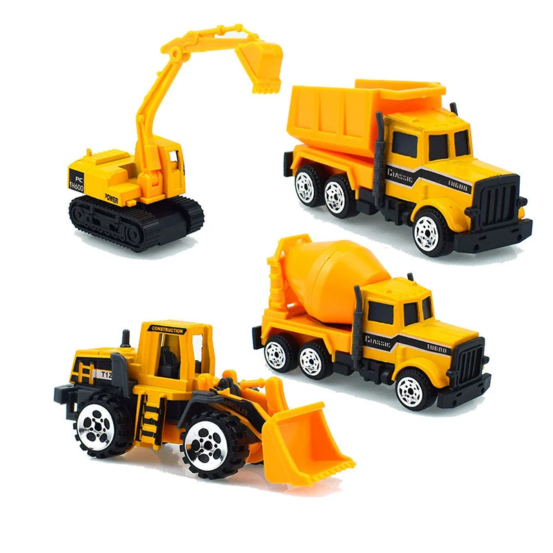 Детский игрушечный автомобиль мини-экскаватор тележка строительный игрушка