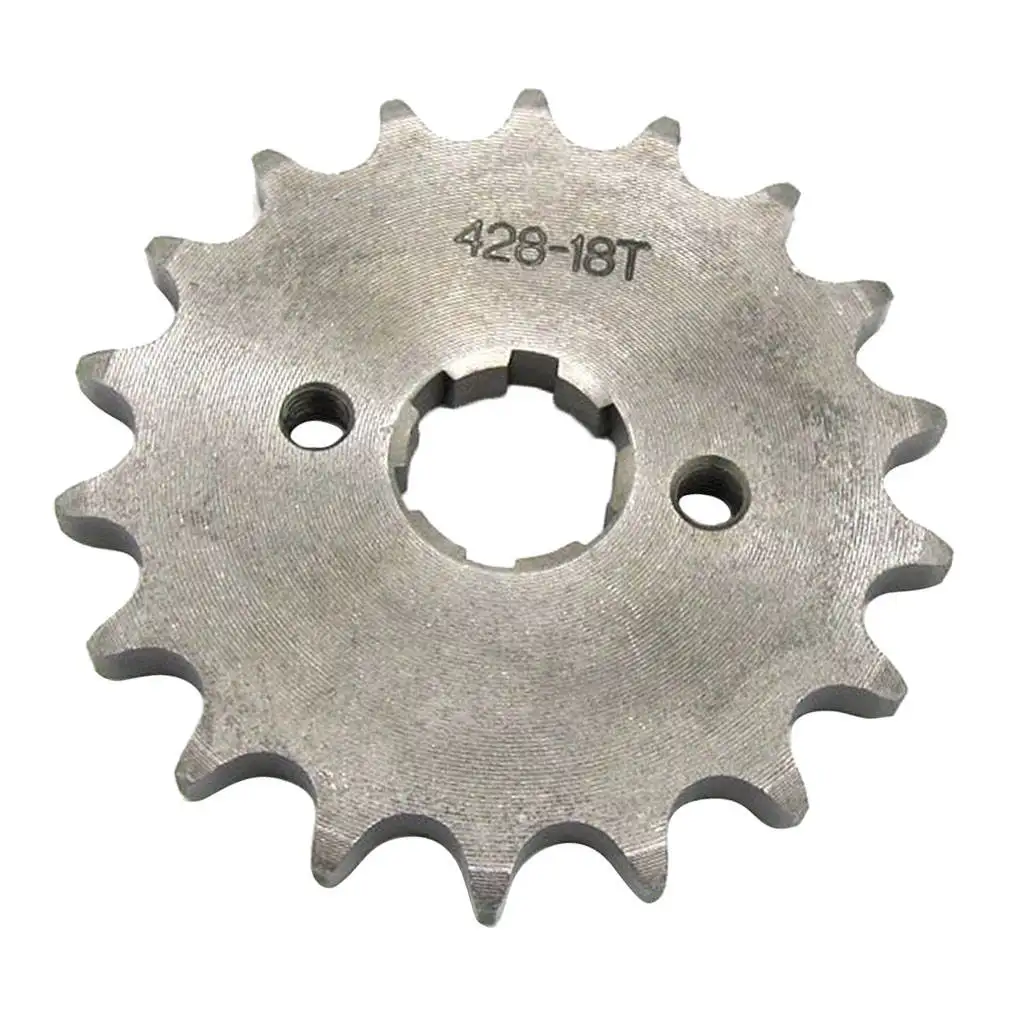 

Chain 428 18 Tooth Front Engine Sprocket Dirt Pit Bike ATV Moped 20mm Shaft