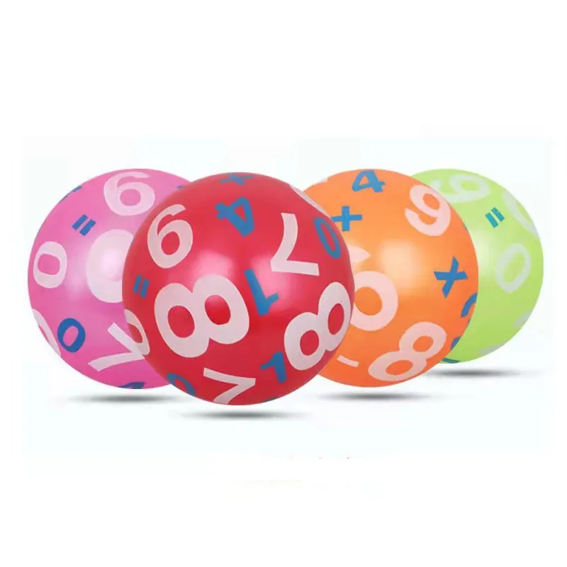 Игрушки Монтессори для малышей надувной шар 9 дюймов математические игрушки