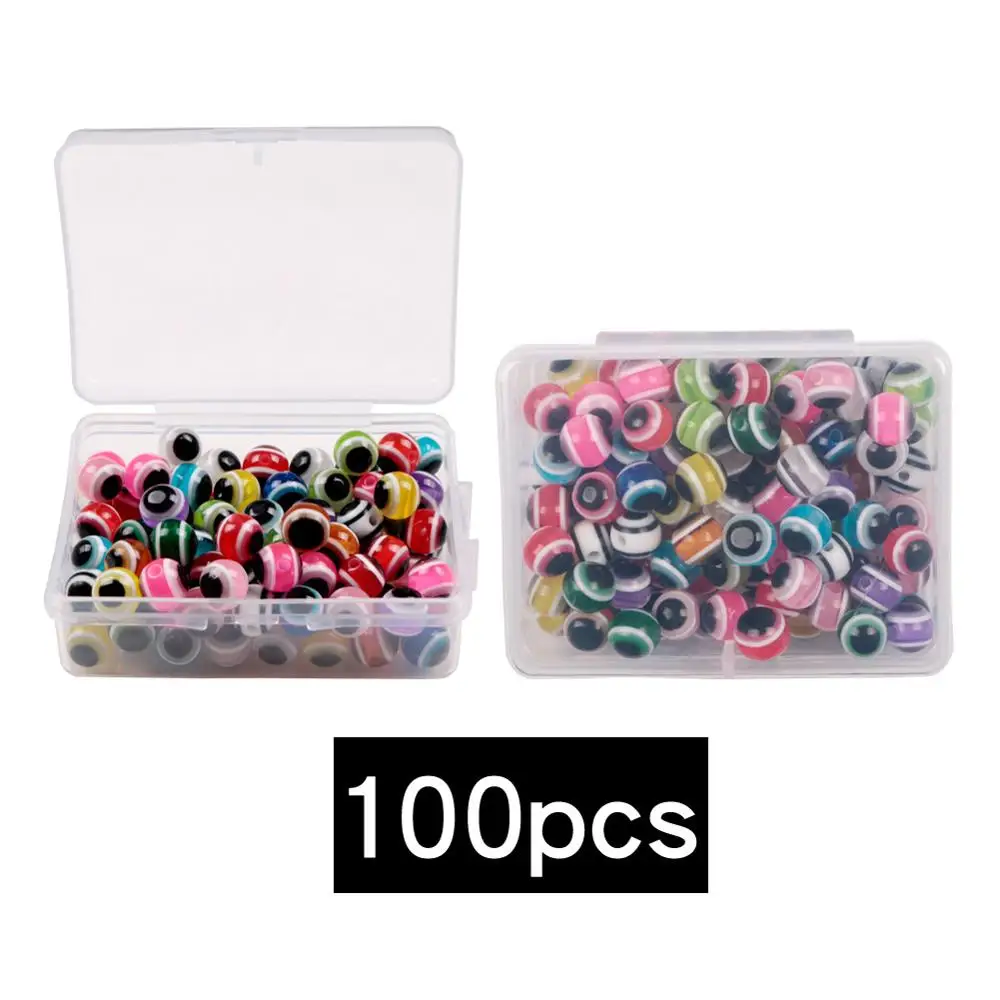 100 шт./компл. рыбий глаз бусины для рыбалки Carolina Rig 6 мм 8 пластиковые s Texas