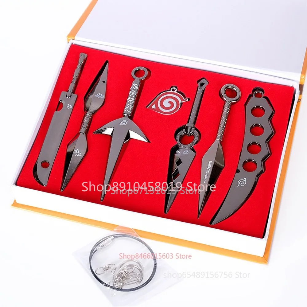 

Амин Акацуки сюрикен для косплея реквизит Hatake Kakashi kunai аниме оружие на Хэллоуин копье косплей наборы реквизита Ninjas реквизит