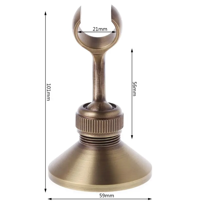 

Rotatable Adjustable Antique Brass Wall Mounted Bathroom Hand Held Shower Sprayer Bracket Holder Fitting Accessories