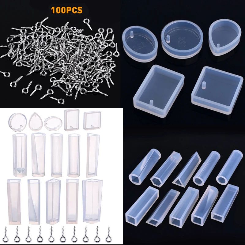 15 шт. новые геометрические формы из силиконовой смолы для изготовления ювелирных