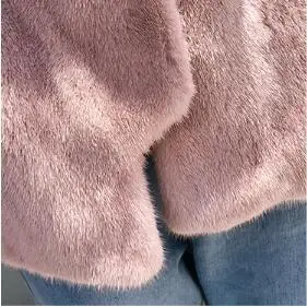 100%Natural Mink Fur Coat Women Winter Warm Thickening Jacket Top Quality Bomber Abrigos De Mujer 53 MF370 | Женская одежда