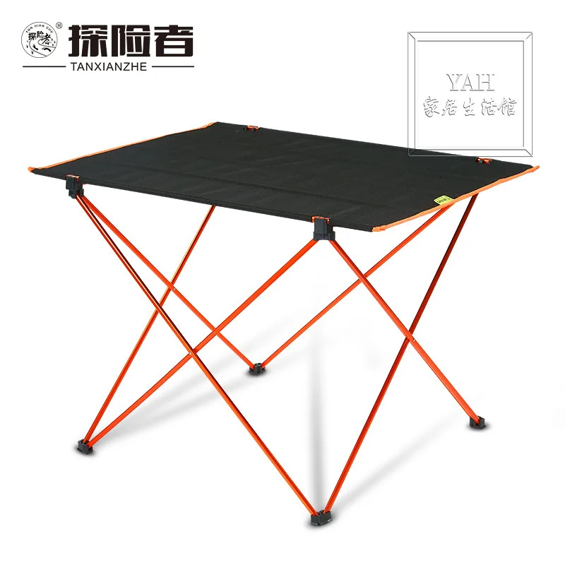 

Explorers Outdoor Folding Table Portable Aluminum Alloy Super Light Camping Car Night Market Stalls Table Outdoor Barbecue