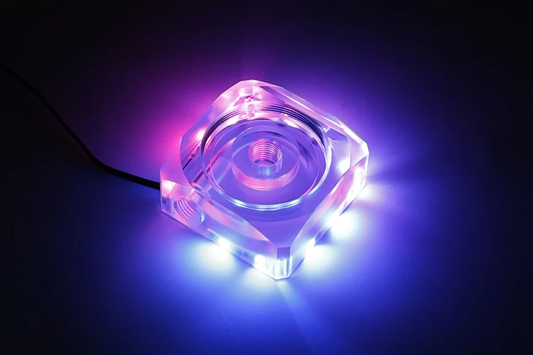 Акриловая крышка насоса DDC верхняя можно подключить резервуар для воды (5 В RGB) LRC2.0