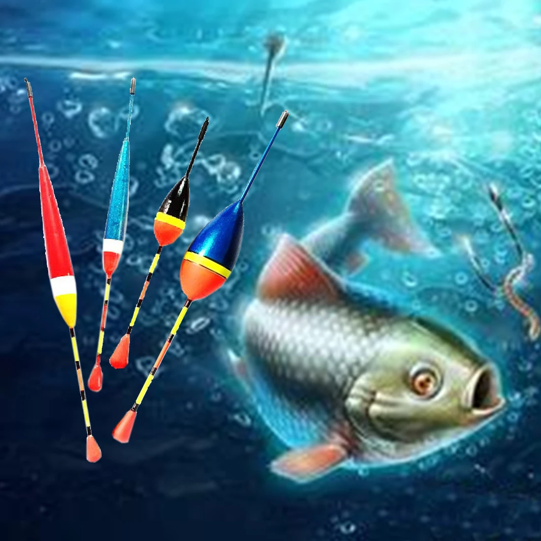 10 шт. 4 Размеры смешанные Цвет набор поплавков для рыбалки буй Подставка поплавок