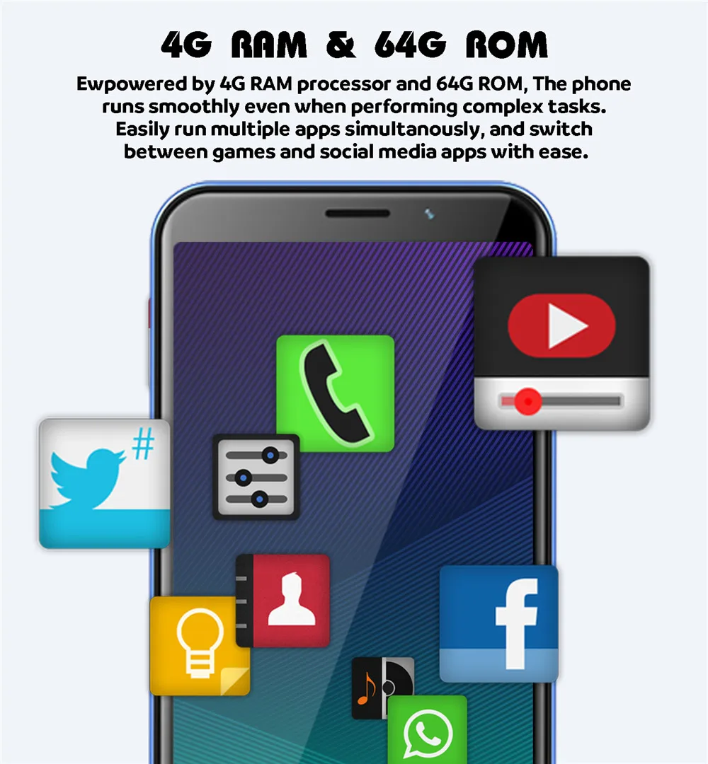 A2 смартфон 4 Гб ОЗУ 64 ПЗУ 13 МП 6 0 дюйма IPS android|Смартфоны| |