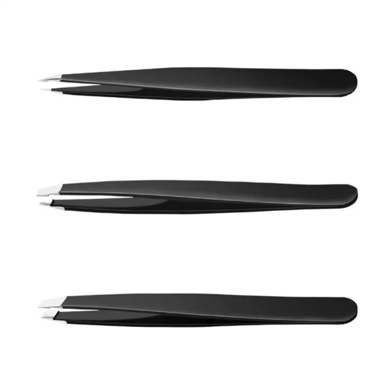 Пинцет для бровей из нержавеющей стали 3 шт. | Красота и здоровье