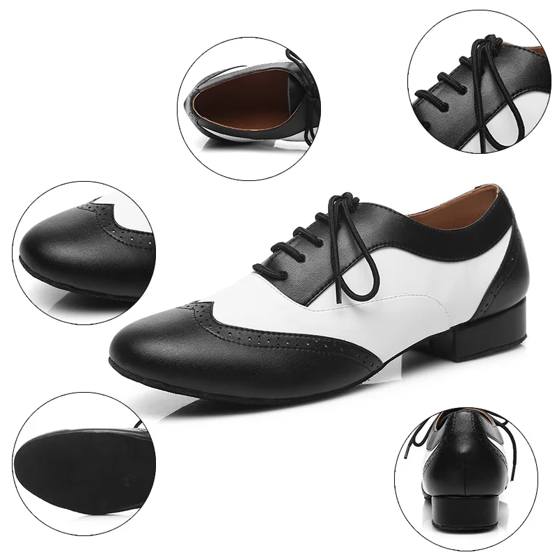 Мужские Танцевальные Туфли DKZSYIM для мальчиков черные туфли на низком каблуке