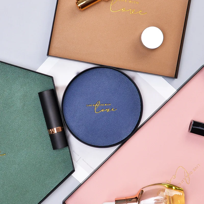 Металлический поднос для хранения мелочей металлический столик из кожи и железа